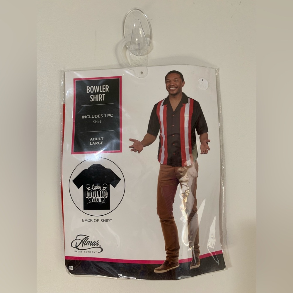 Bowler Shirt Costume Size L